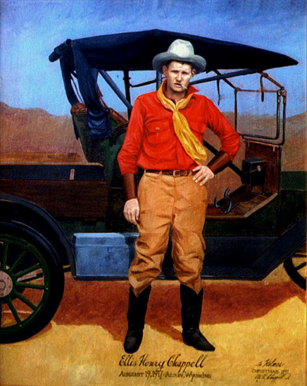 Oil portraits by Ellis Chappell